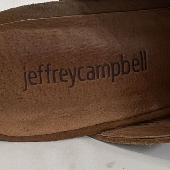 Jeffrey Campbell Womens Size 7 Brown Suede Favela 2 Slip On Mules - Picture 8 of 8